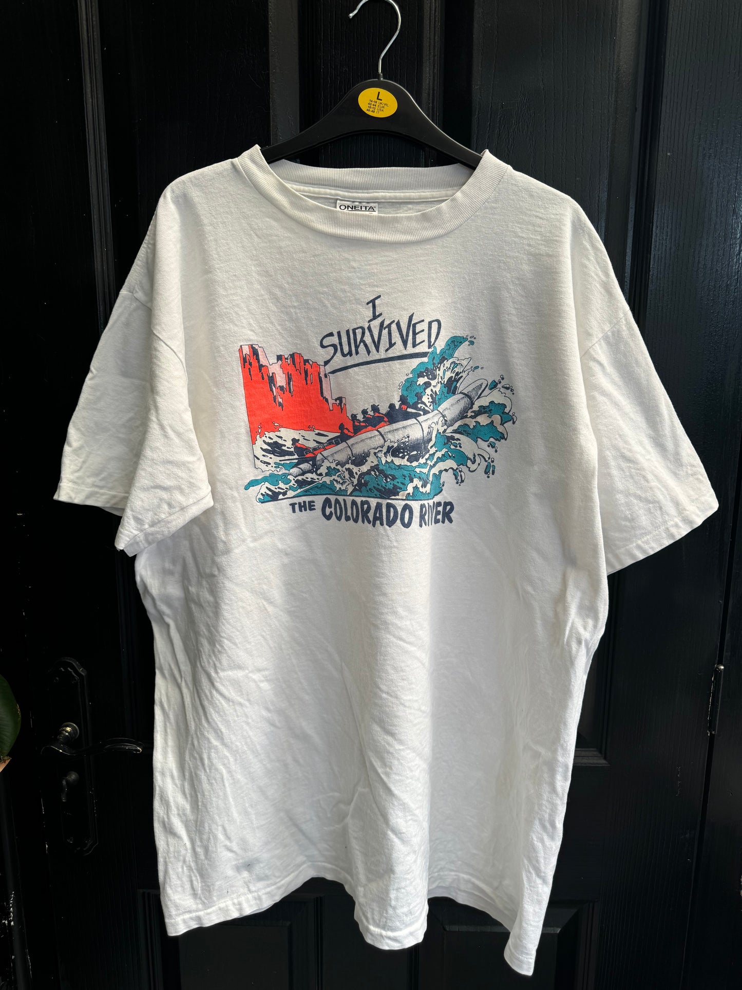 Single Stitch I survived the Colorado River T-shirt XXL
