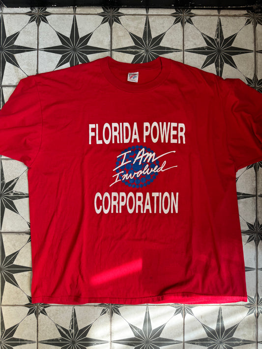 Single Stitch Florida Power Corporation T-shirt