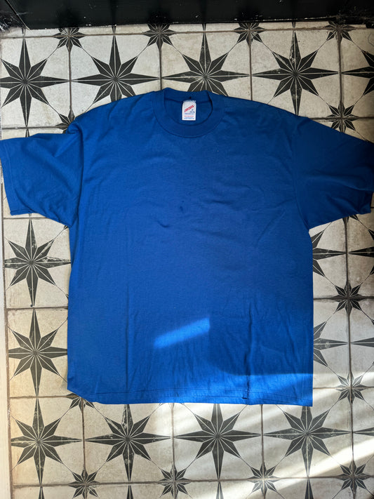 Single Stitch Plain Blue T-shirt